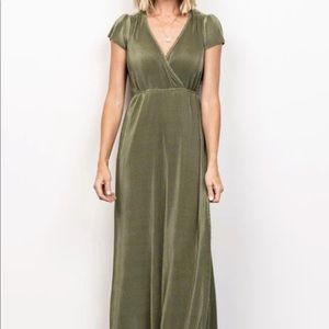 Athena Pleated Maxi Dress